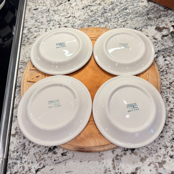 4 1950's Restaurant Bread and Butter Plates - Picture 7 of 11